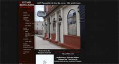 Desktop Screenshot of estorilrestaurant.com